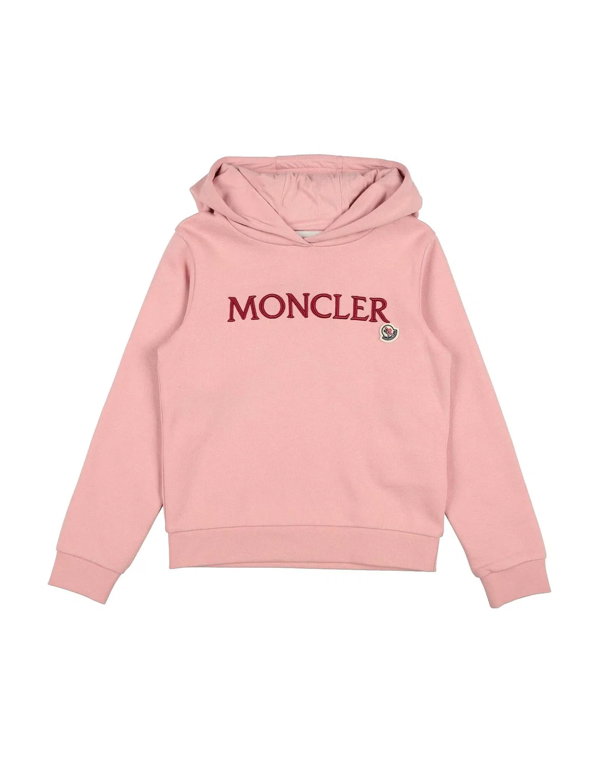Детский флисовый свитшот для девочек Moncler, розовый