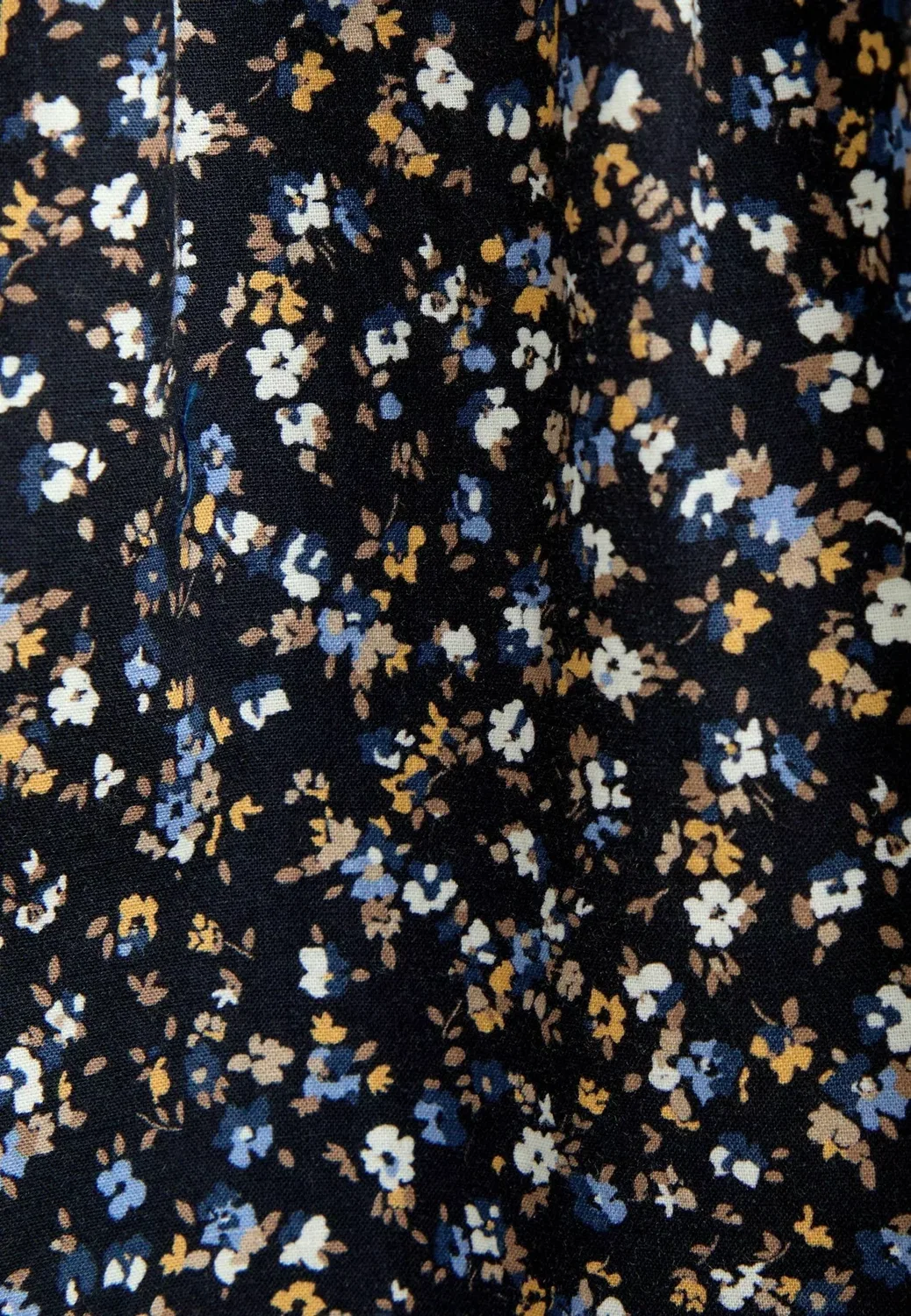 Платье-Мини с присборенной юбкой - повседневное платье Jojo Maman Bébé, Dark Blue Floral — фото 4