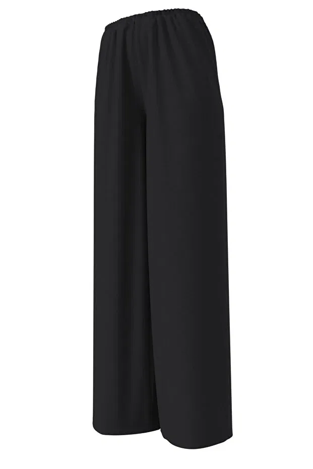 Женские широкие брюки Calvin Klein, Black — фото 3