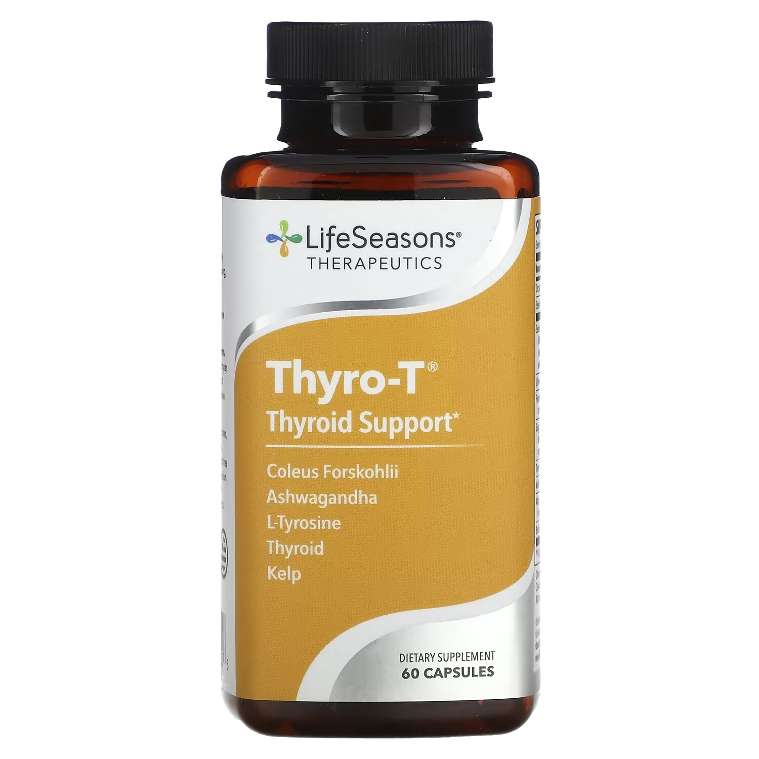 

Средство для Поддержки Функции Щитовидной Железы LifeSeasons Thyro-T6, 60 вегетарианских капсул