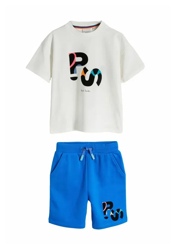 Брюки из джерси Paul Smith Junior, белый/синий — фото 3