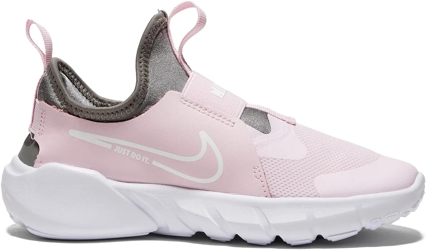 Детские кроссовки для девочек Flex Runner 2 Nike, Pink Foam White Flat Pewter Photo Blue — фото 3