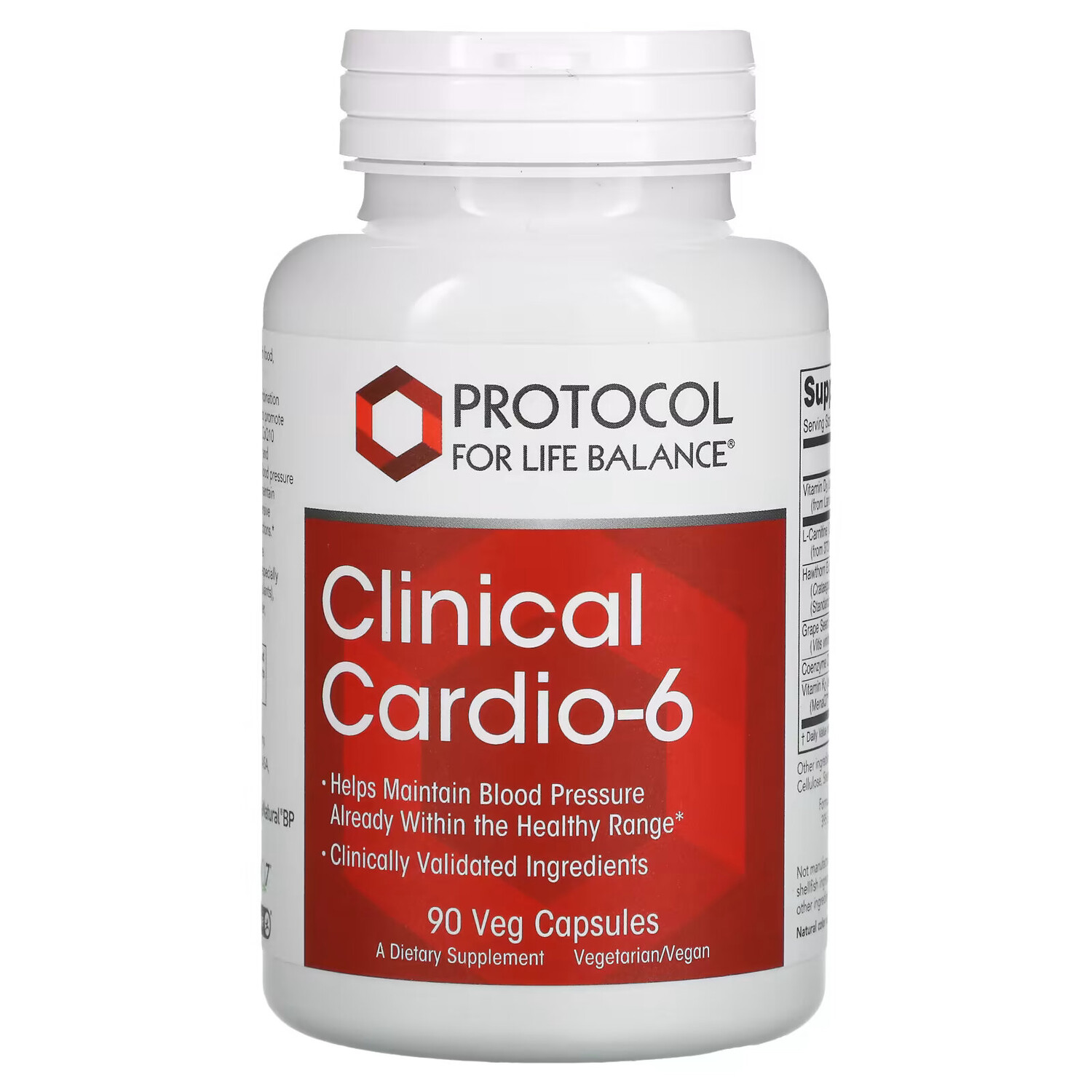 

Protocol for Life Balance, Clinical Cardio-6, 90 растительных капсул