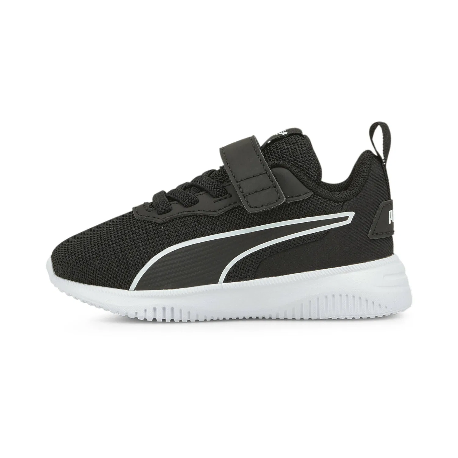 Детские кроссовки с принтом Flyer Flex AC Puma, Schwarz Weiss — фото 3