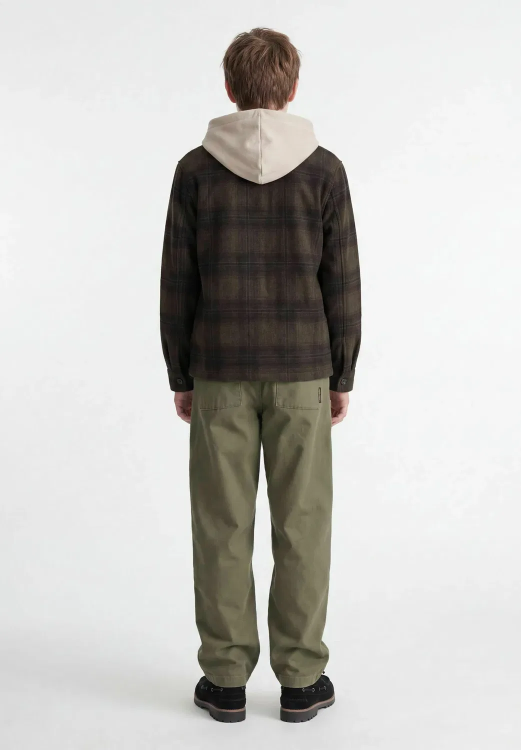 Спортивные штаны для мальчиков - брюки Jack & Jones Junior, Ivy Green — фото 3