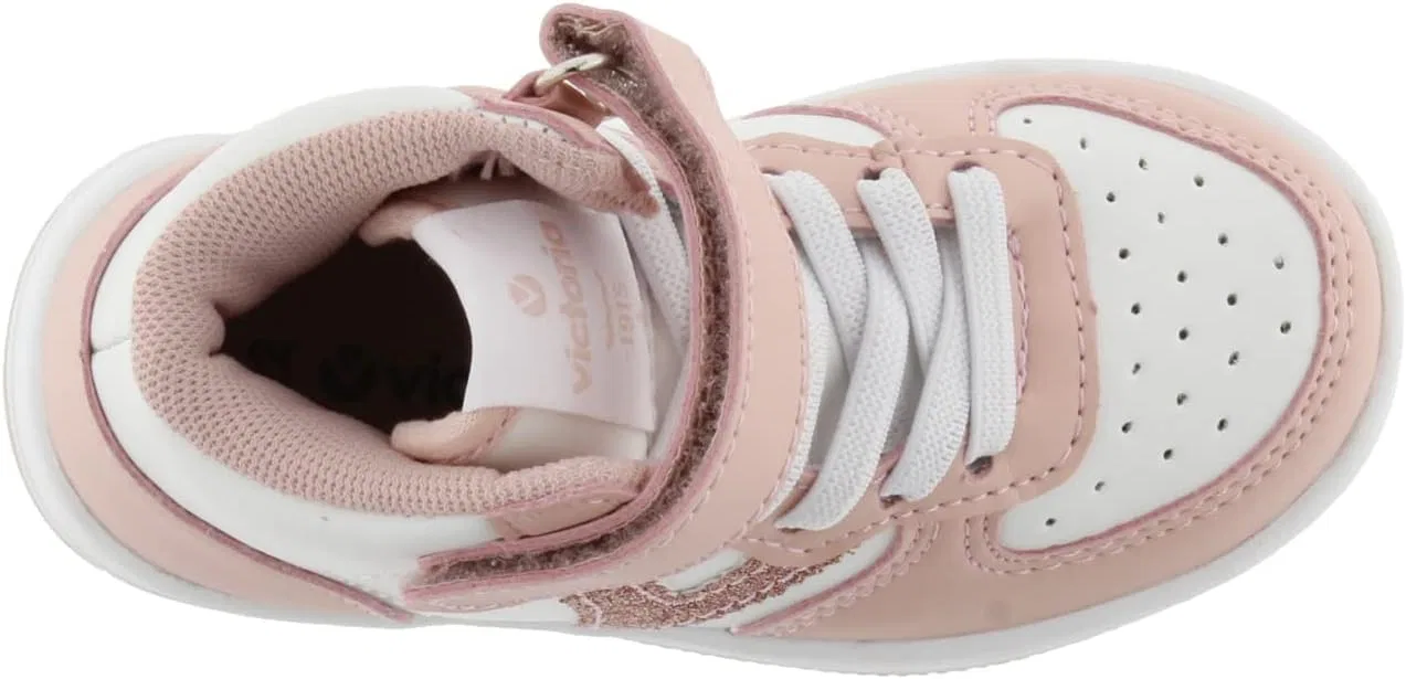 Детские кроссовки для девочек Tiempo High-Top victoria, Nude — фото 4