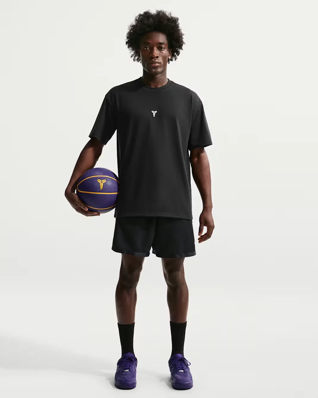 Мужская баскетбольная футболка Nike Dri-FIT Kobe, Black — фото 4