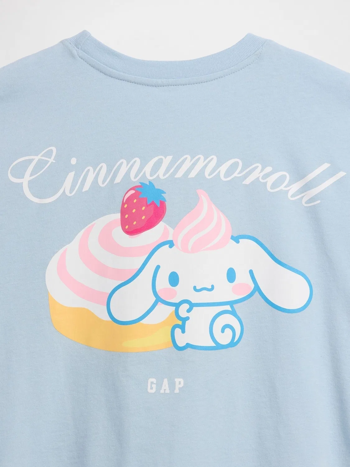 Футболка оверсайз с Hello Kitty Gap, Blue Cinnamorol — фото 4