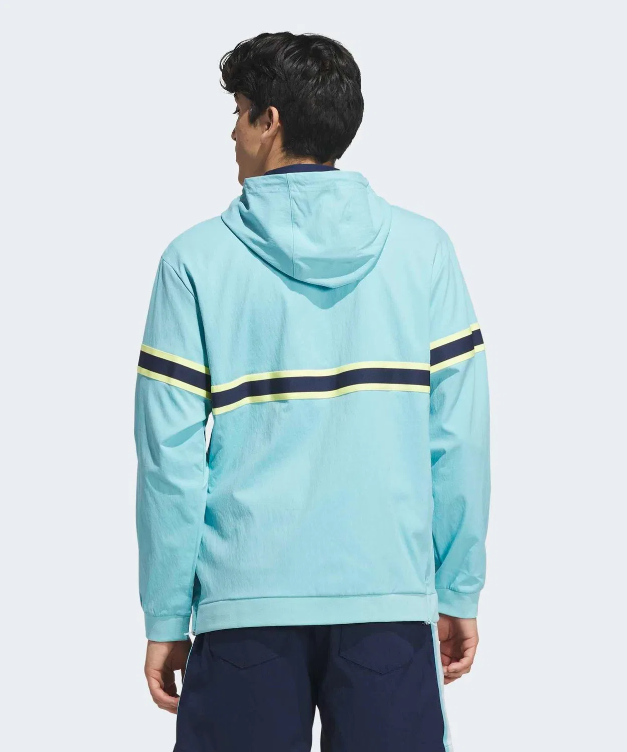Мужская куртка-анорак с капюшоном, Summer Anorak, Adidas, Aqua — фото 2