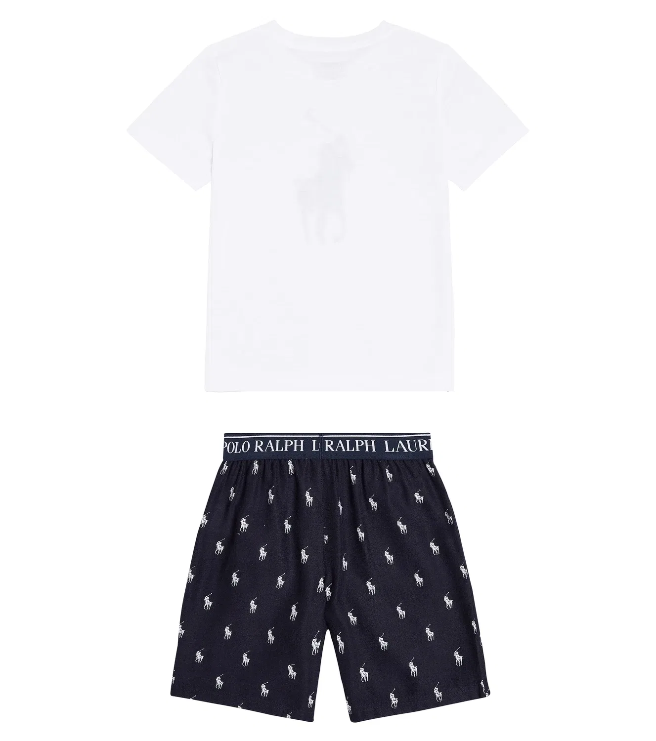 Комплект пижам из джерси Polo Ralph Lauren Kids, синий — фото 3