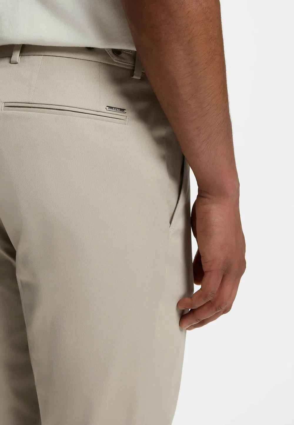 H-Genius-Dtl-Wg-262F - чиносы Boss, Khaki Five — фото 4