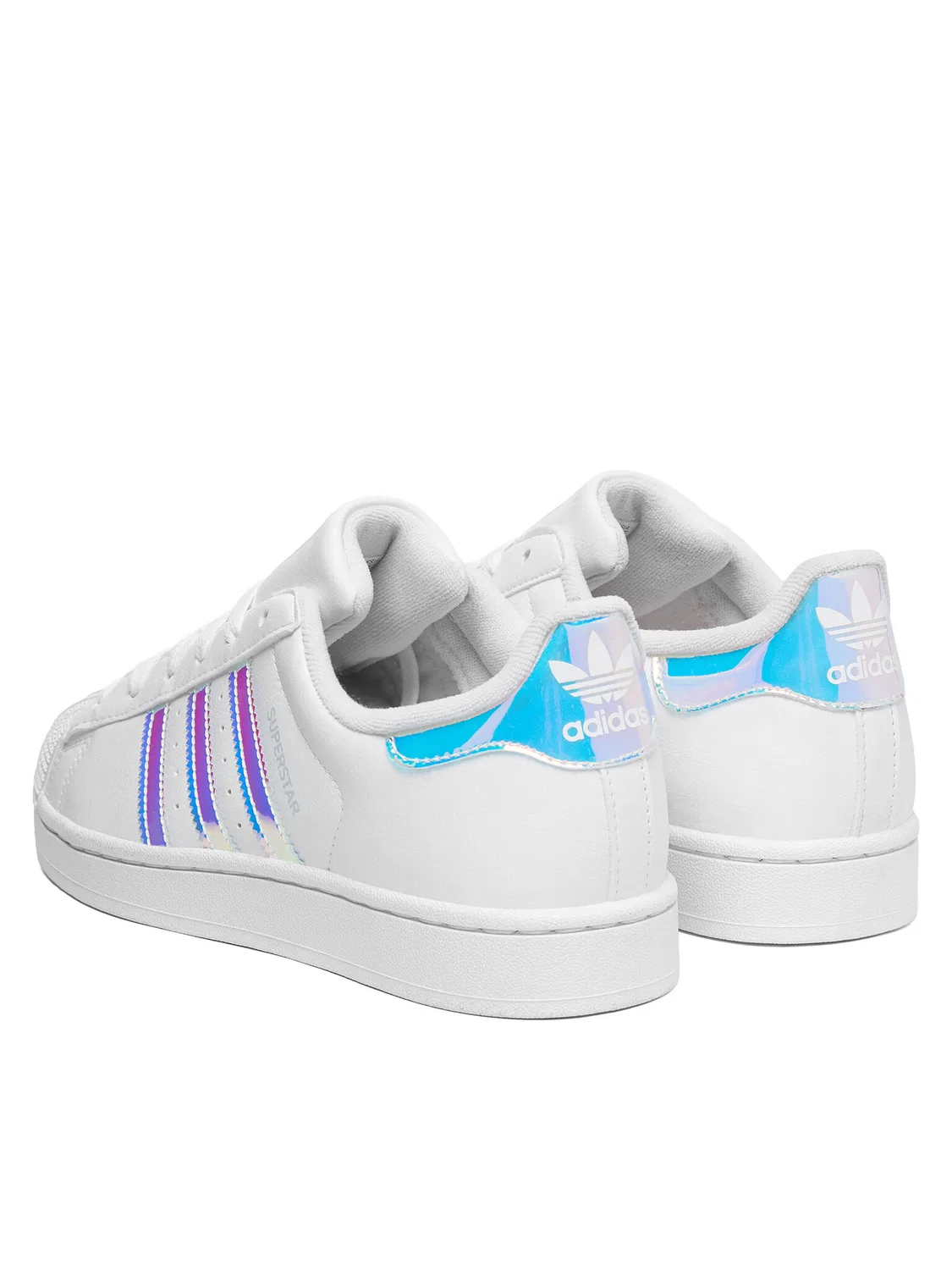 Кроссовки для девочки Superstar Adidas, белый — фото 4