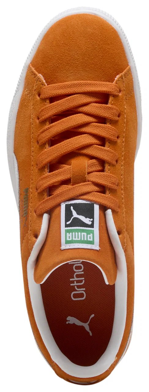 Кроссовки для девочек Suede Classic PUMA, цвет Cayenne Pepper/Puma White — фото 4