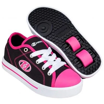 Детские кроссовки с двумя колесами Heelys X2 Classic, Цвет: Schwarz Rosa