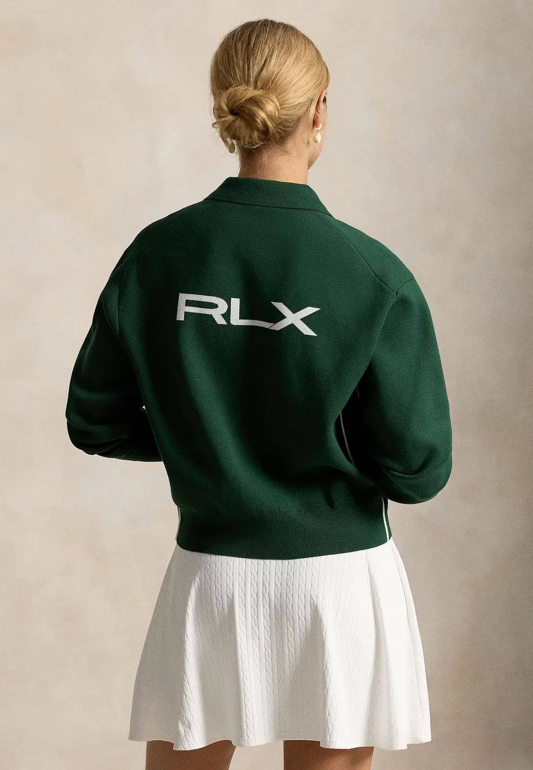 Пуловер с логотипом и воротником-поло Polo Ralph Lauren, Northwest Pine/Multi — фото 3