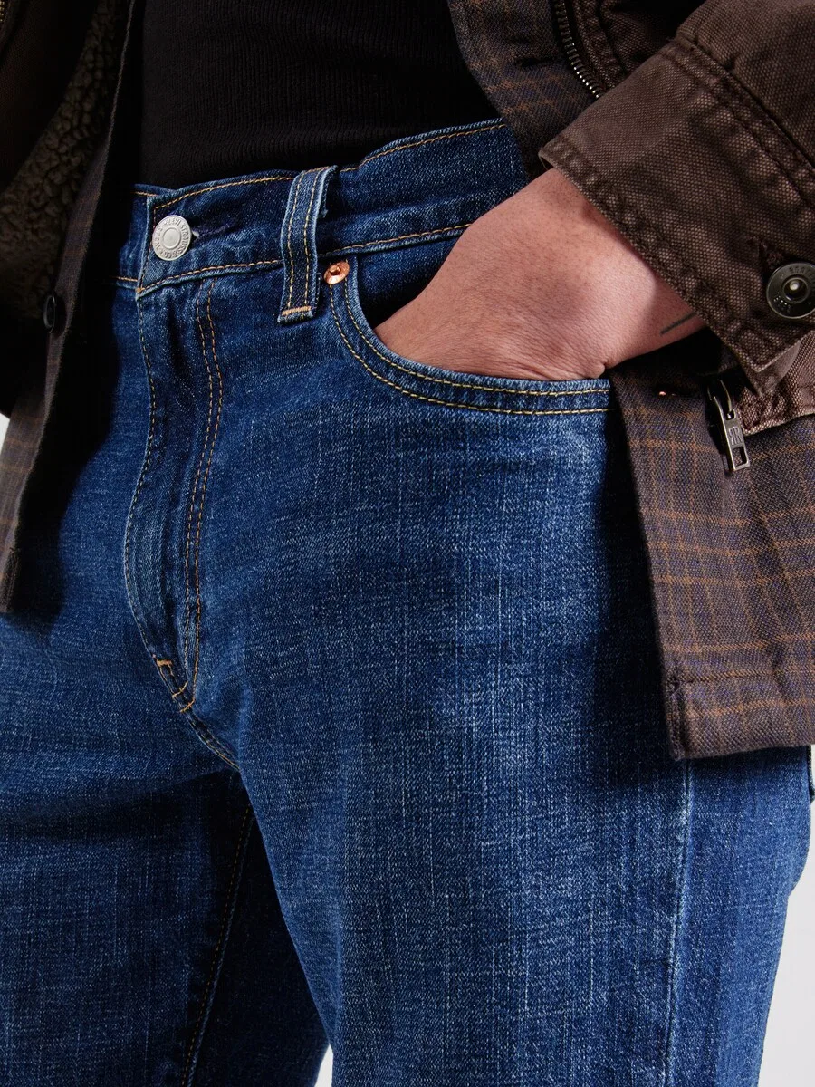 Джинсы LEVI'S Slim fit '511 Slim Linen+ Denim Jeans' синего цвета — фото 2