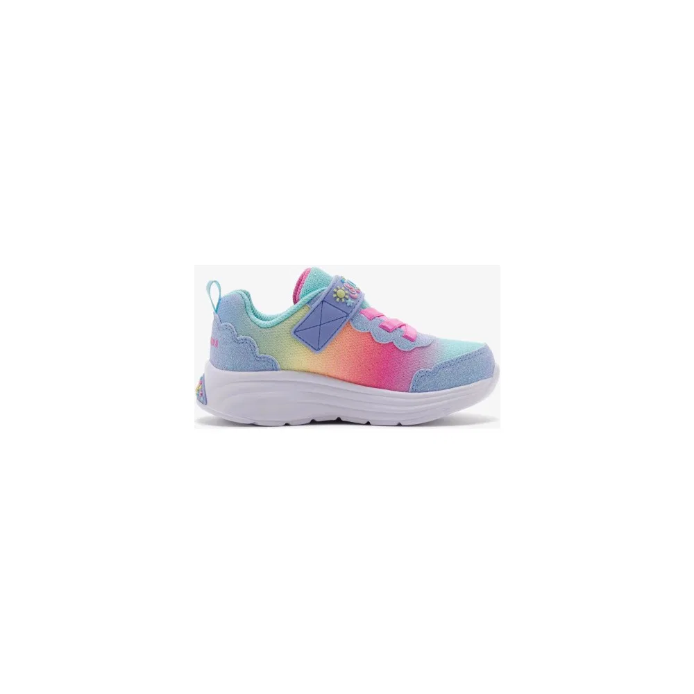Детские кроссовки для девочек с подсветкой My Dreamers, Blue Skechers — фото 2