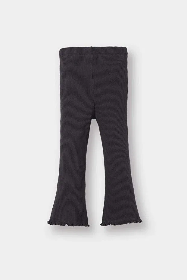 Детские леггинсы для девочек рифленые Spanish Style Ribbed Camisole Leggings Baby Girl Z4739A223SP Defacto, Anthracite-Ar1 — фото 4