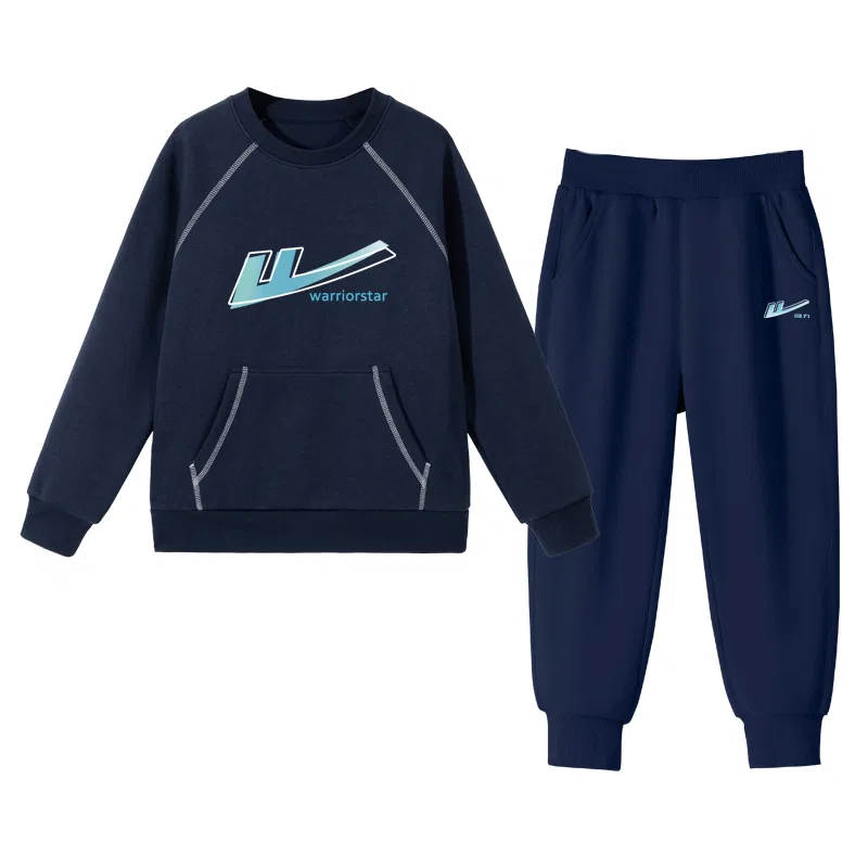 Детский спортивный комплект с градиентным принтом Navy Blue/H Gradient Pattern-Navy Blue/H Gradient Blue K WARRIOR