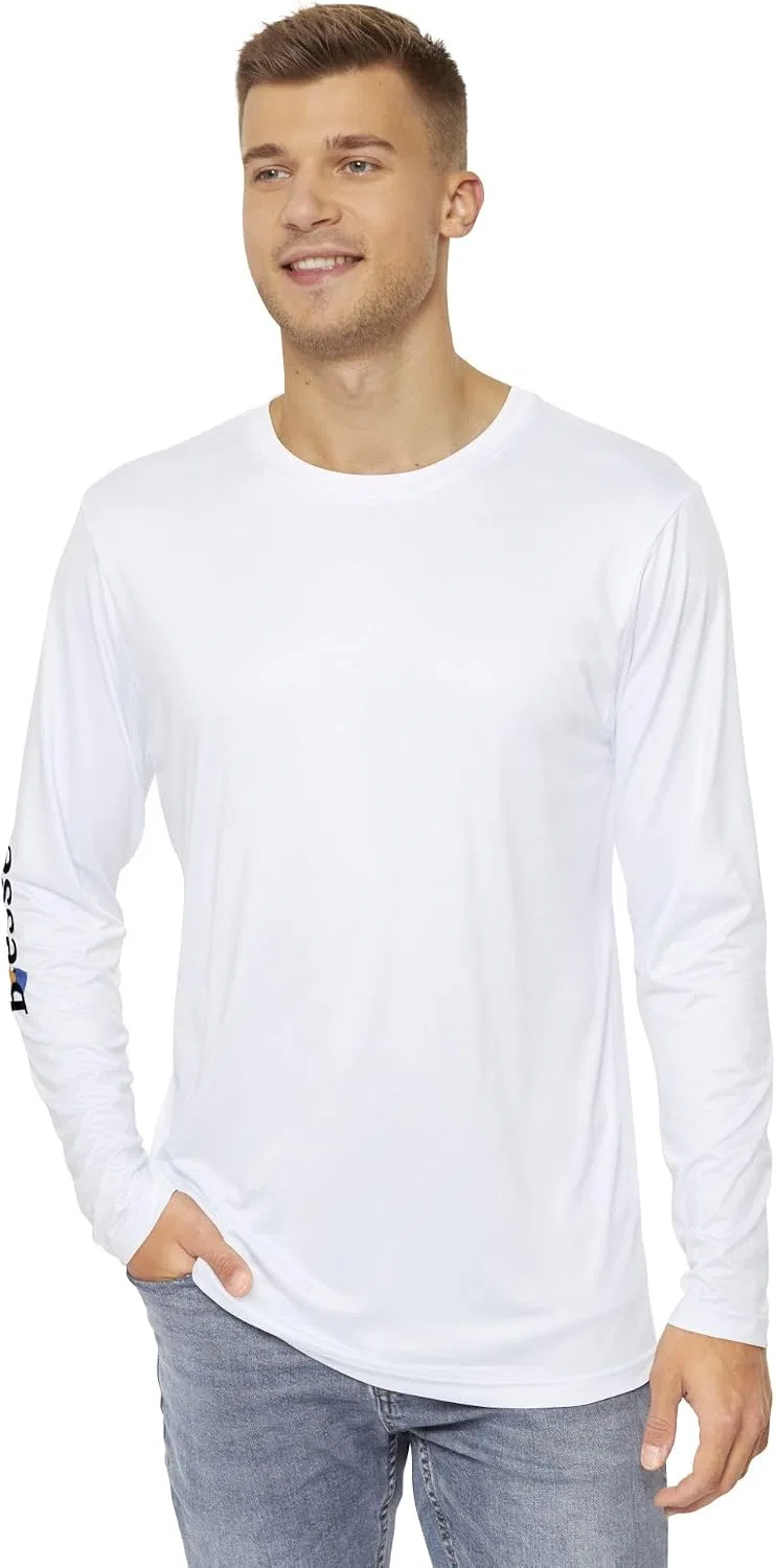 Мужская длинная футболка с круглым вырезом Regular Fit, Multicolor — фото 2