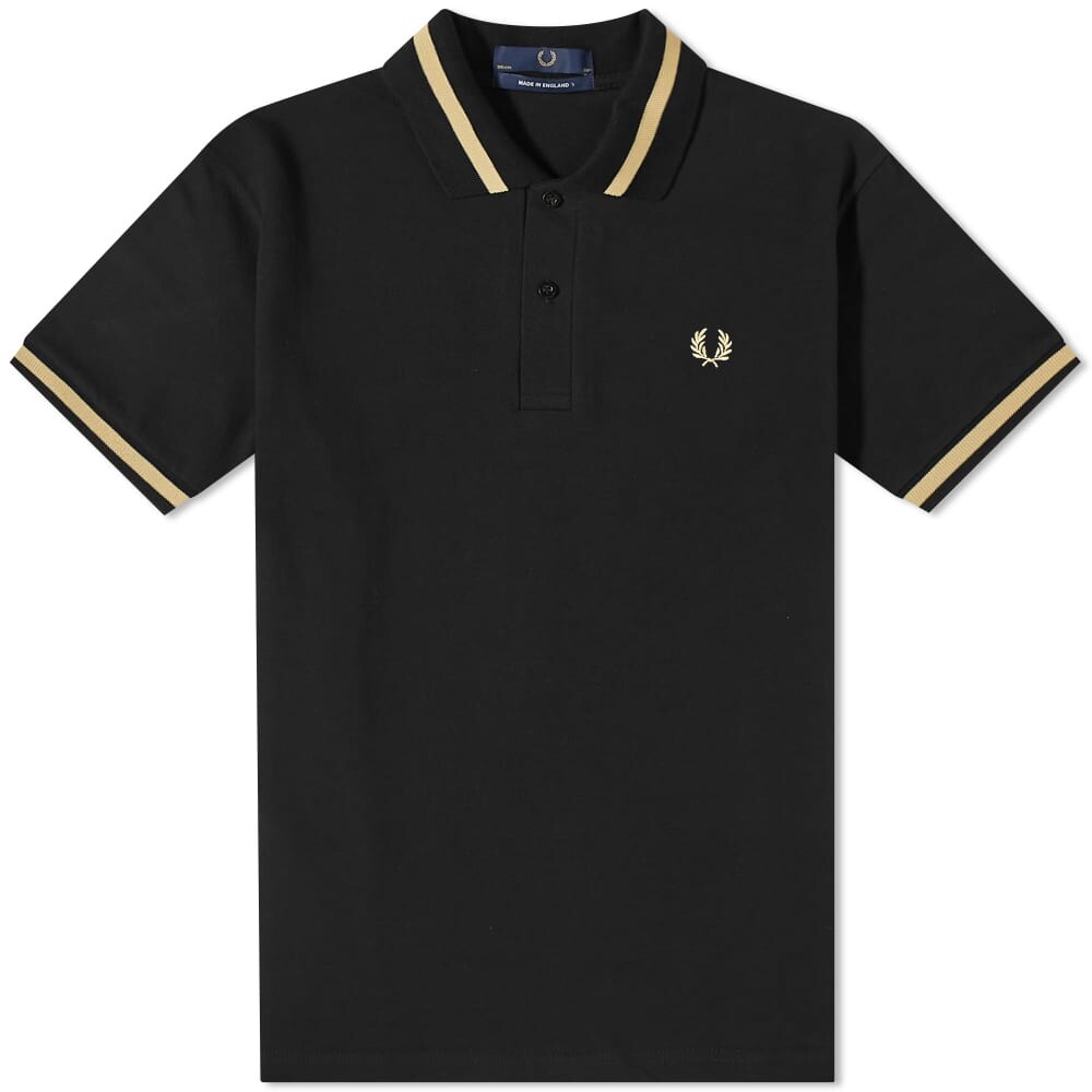 

Футболка Fred Perry Original Single Tipped Polo, Черный, Футболка Fred Perry Original Single Tipped Polo