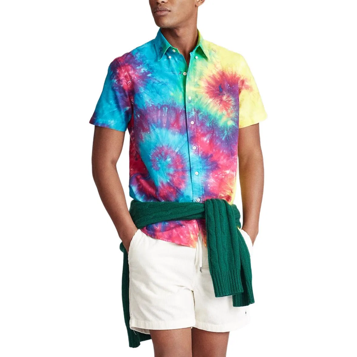 Мужская рубашка с отложным воротником Polo Ralph Lauren, Multicolor — фото 3