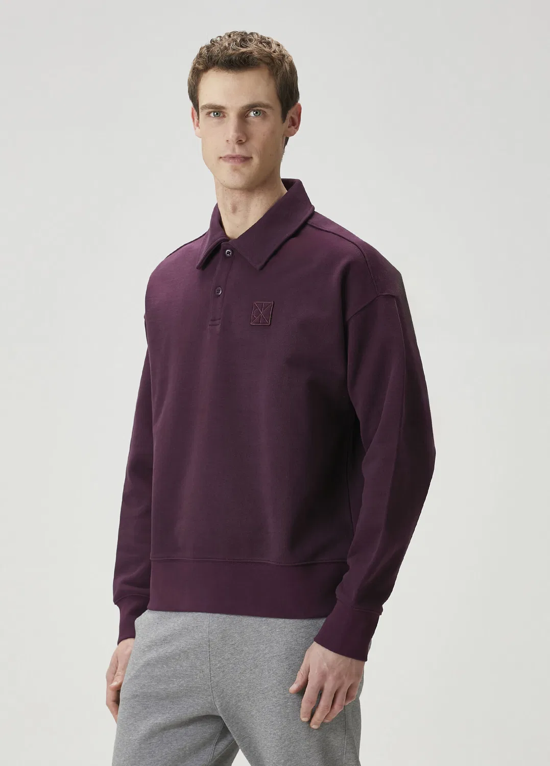 Свитшот Calvin Klein Terry Mor, поло — фото 3