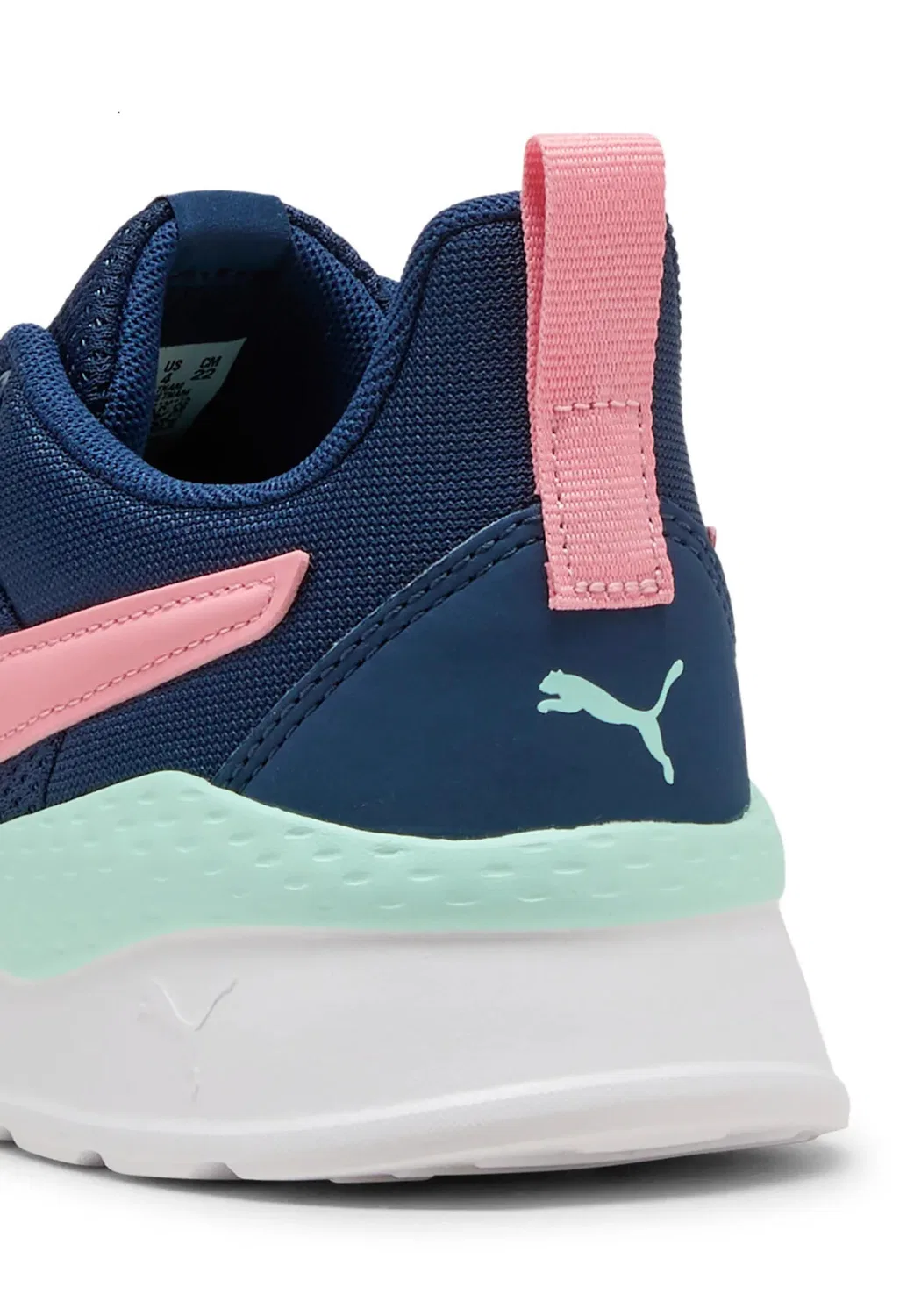 Детские кроссовки с сетчатым верхом Anzarun Lite Jr Puma, Dunkelblau — фото 4