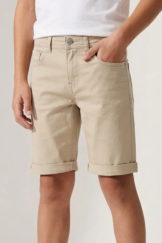 Детские шорты для девочек хлопковые Sportswear Jack & Jones, Beige