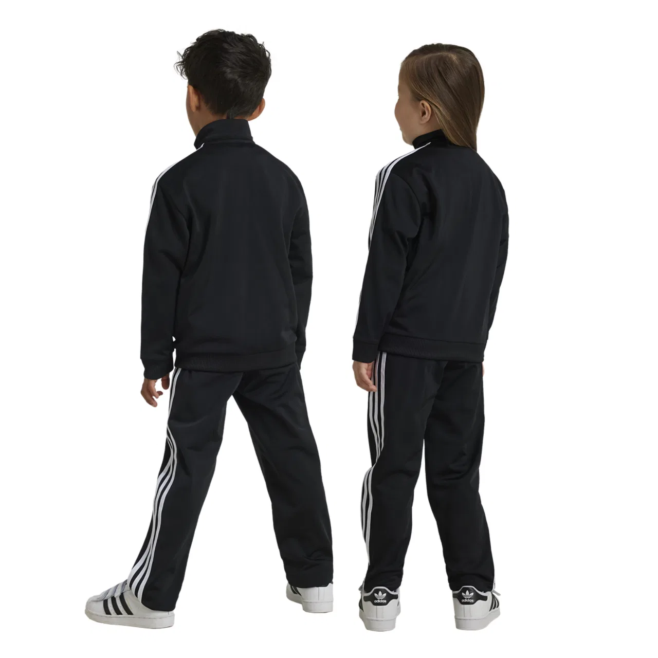 Спортивный костюм для мальчиков Firebird Tracksuit Adidas, черный/белый — фото 2