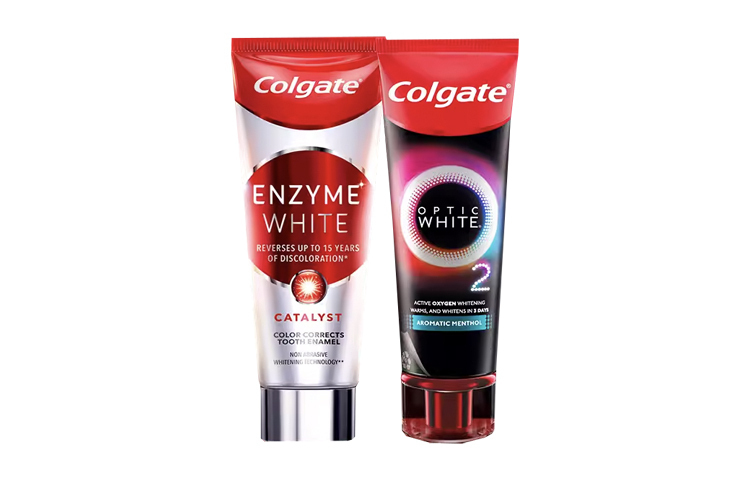 Зубные пасты Colgate с энзимами и эффектом отбеливания, 101 г + 85 г — фото 3