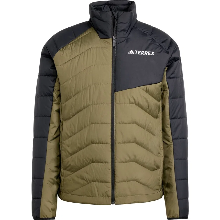 Куртка-пуховик TERREX Multi Synthetic Insulated Jacket adidas, Черно-зеленый — фото 3