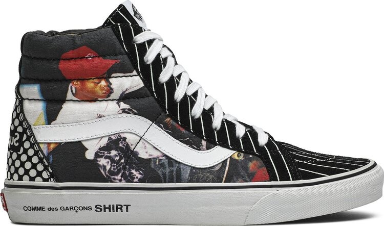 

Кеды Vans Supreme x Comme des Garçons x SK8-Hi Reissue Harold Hunter, черный