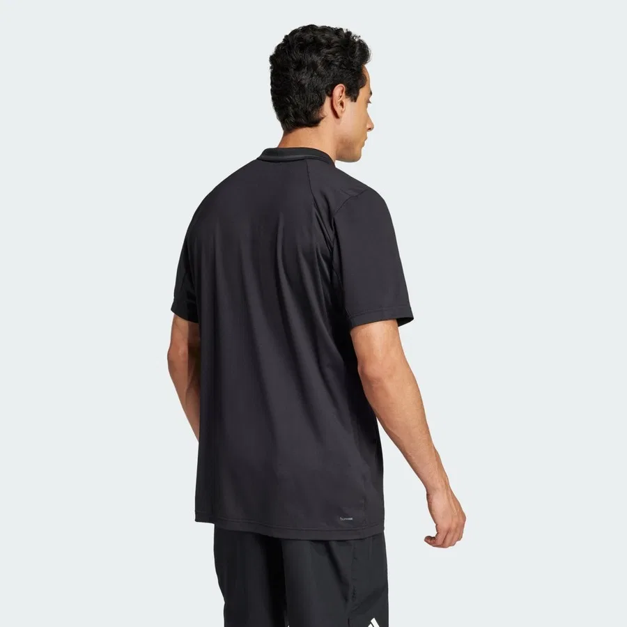 Поло из пике с длинным рукавом Club Tennis Climacool adidas, Черный — фото 2
