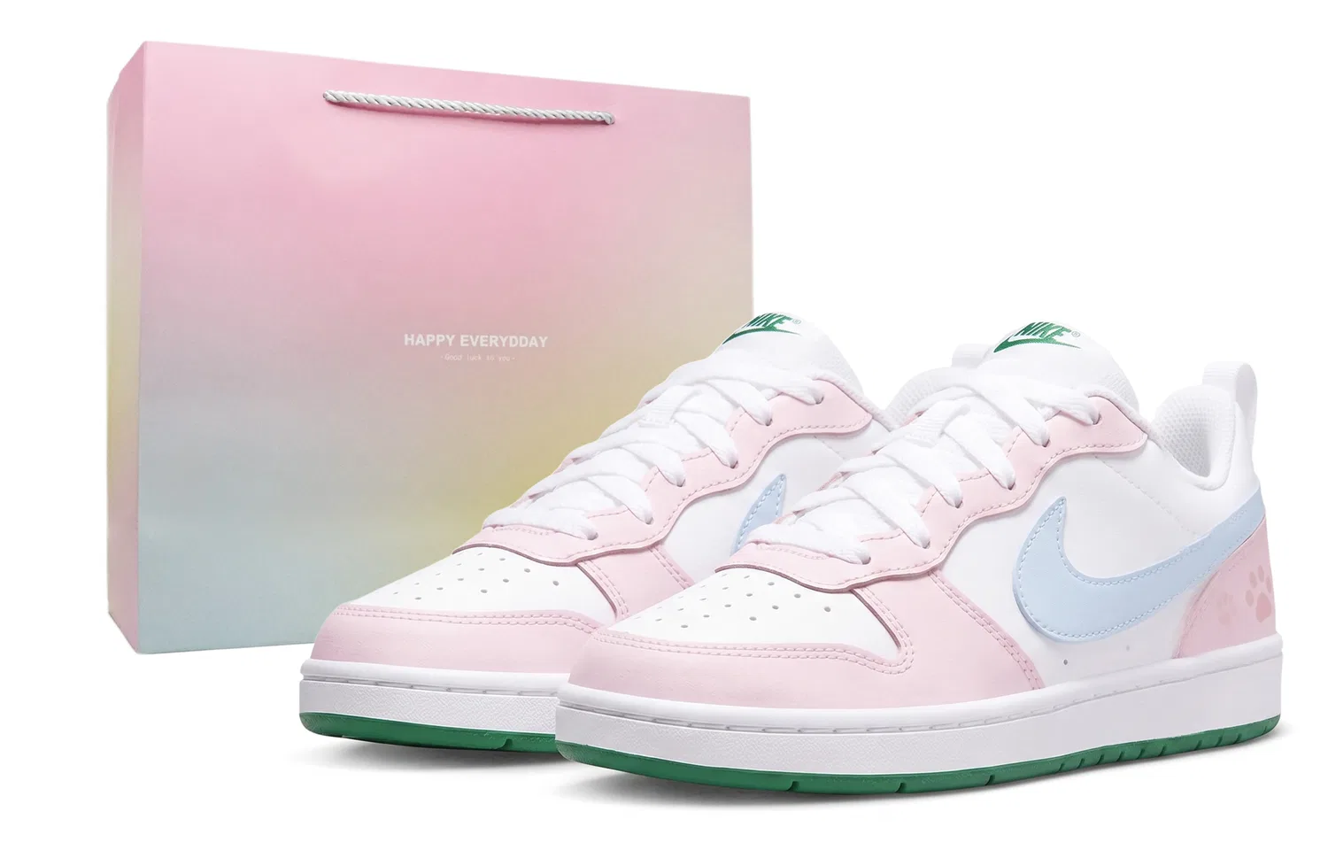 Кроссовки для скейтбординга Court Borough Kids, Nike, Pink