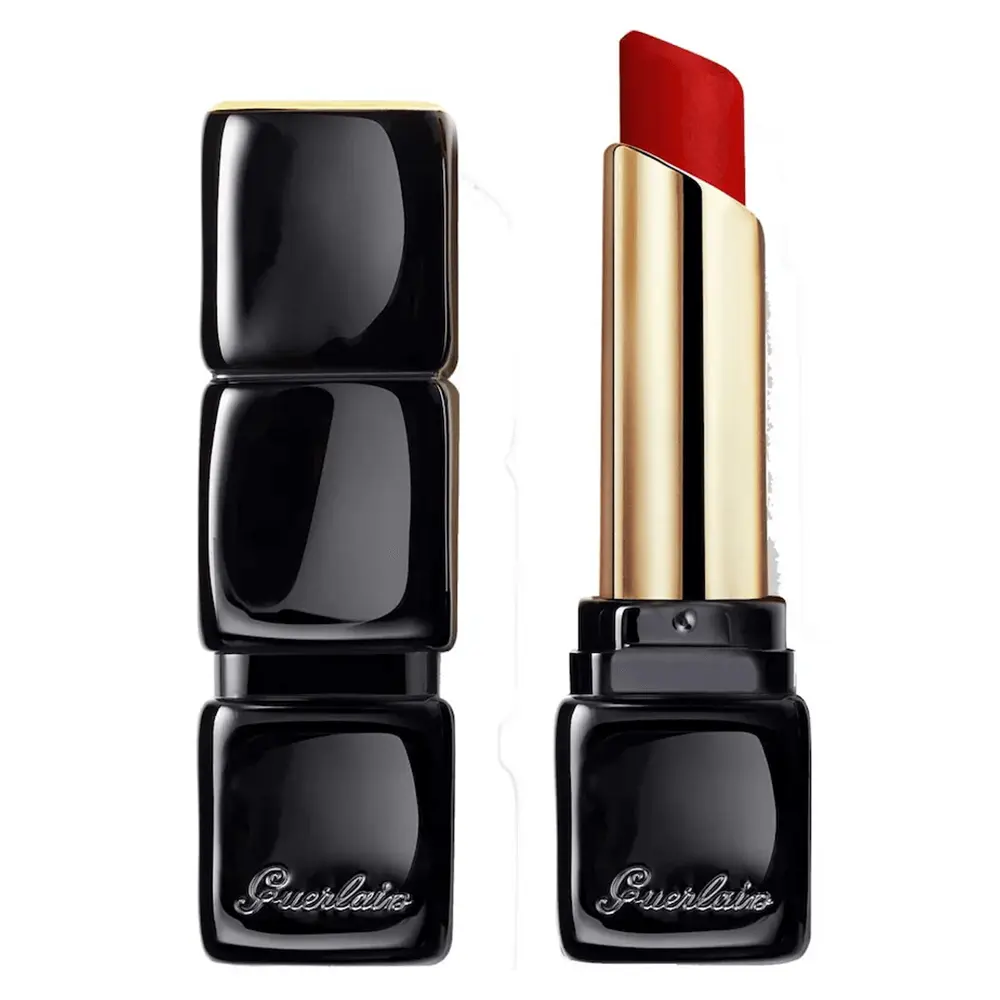 

Губная помада Guerlain KissKiss Tender Matte, красный