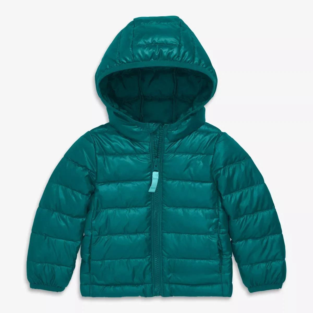 Детское пальто-пуховик из переработанного полиэстера Primary Lightweight Puffer Jacket, Spruce