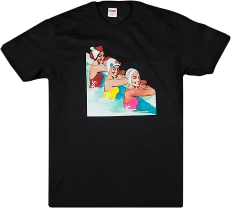 

Футболка Supreme Swimmers T-Shirt 'Black', черный
