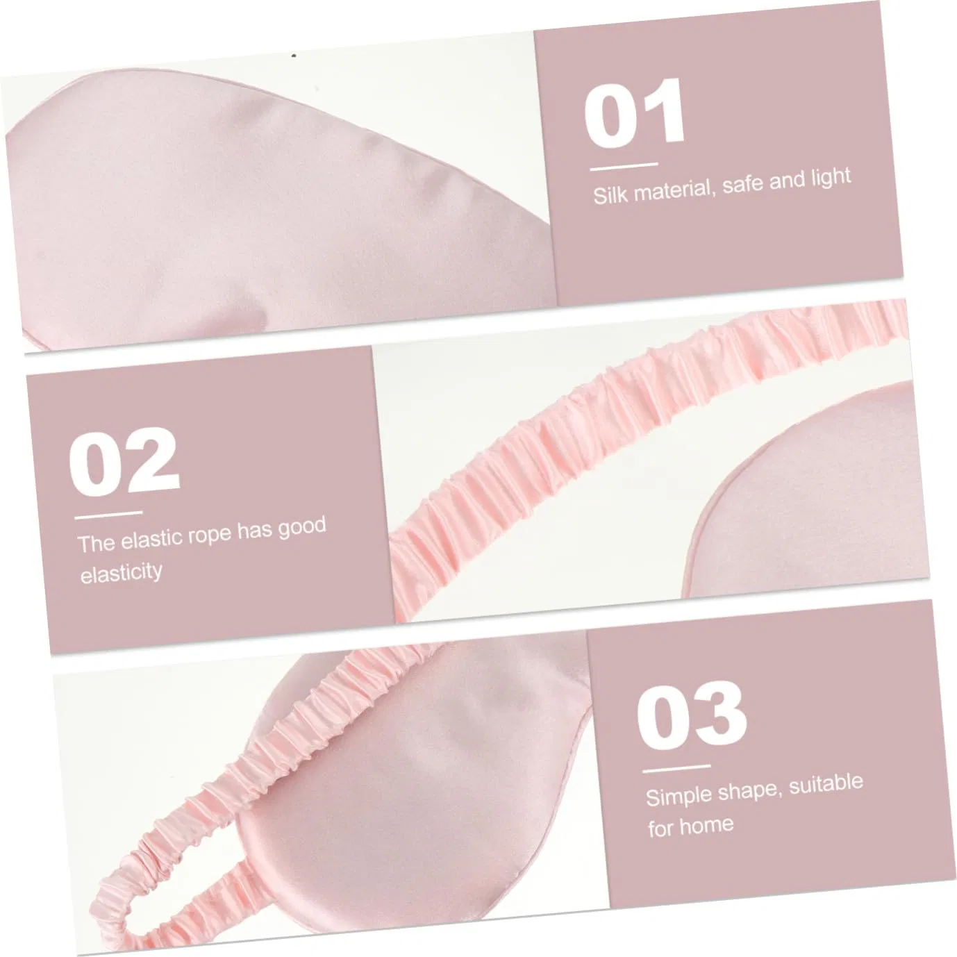 Маска для сна из шелка COLLBATH, Rosa — фото 4