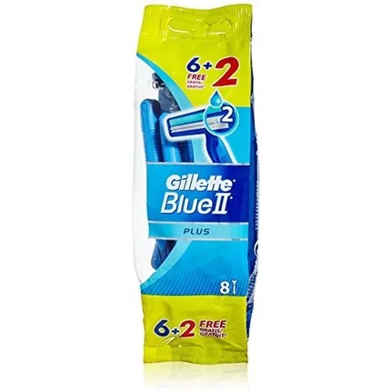 Бритвенные станки одноразовые Gillette Blue II Plus, 8 шт.