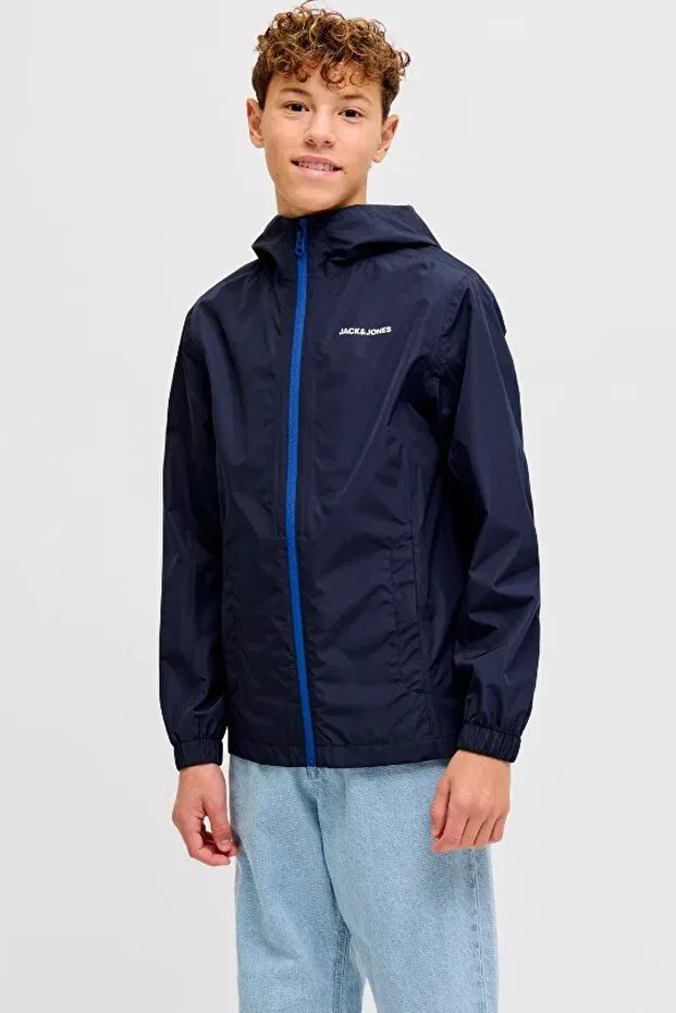 Детское для девочек свитшот с принтом Sportswear Jack & Jones, Navy Blue