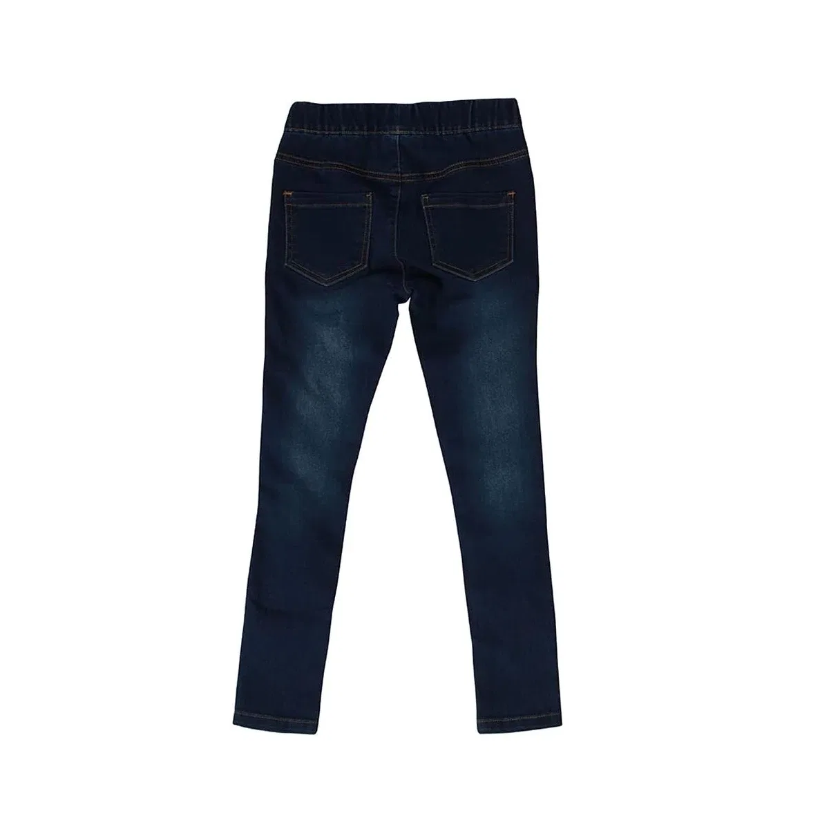 Детские джинсовые леггинсы с принтом Just Love, Dark Denim Ripped Jegging — фото 2