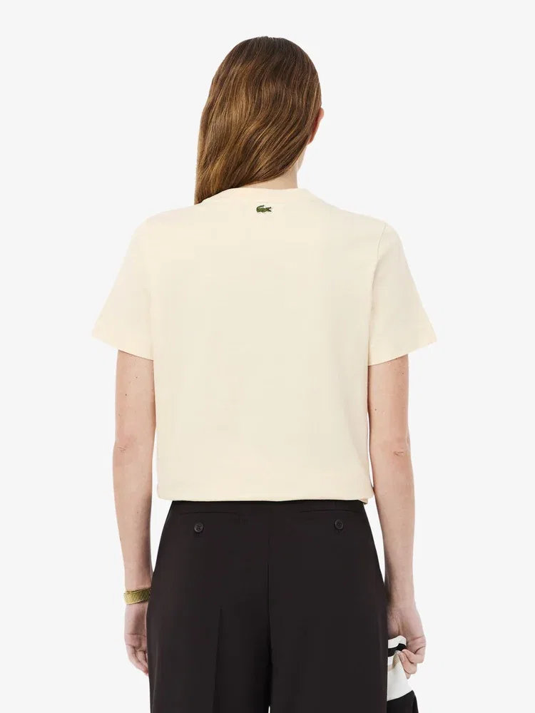 Футболка LACOSTE Core, Ivory — фото 3