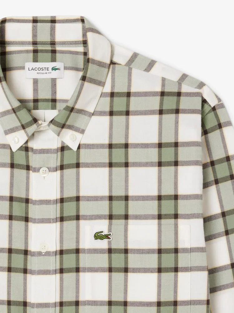 Рубашка фланелевая большая клетка CH8534 LACOSTE — фото 2