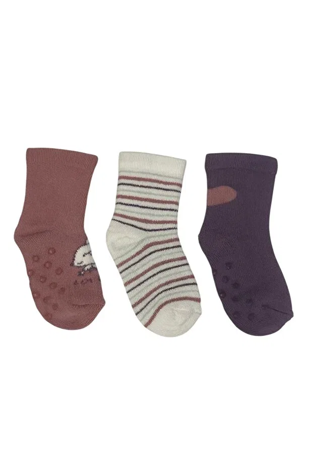Детские носки для новорожденных хлопковые комплект 3 шт Just Socks, Multicolor