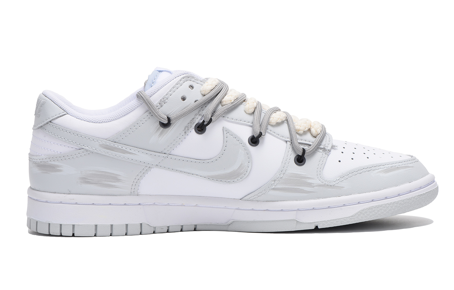 Кроссовки Nike Dunk Skateboard Shoes Men Low-Top, белый — фото 3