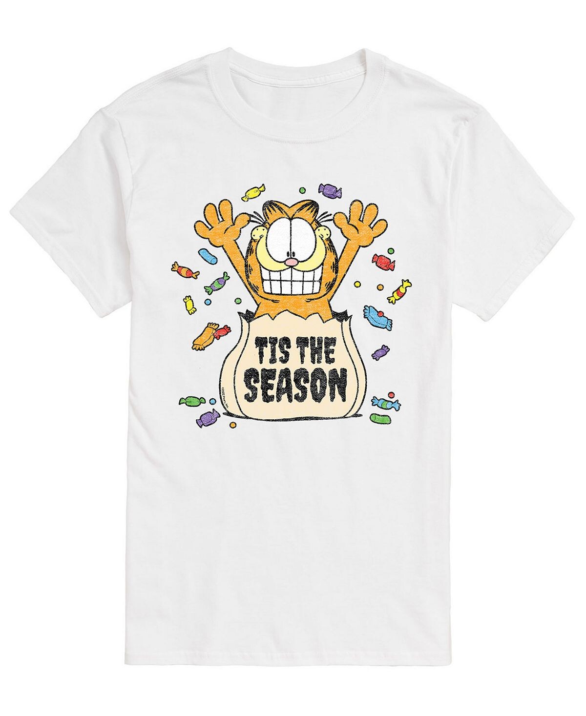 

Мужская футболка garfield tis the season AIRWAVES, белый