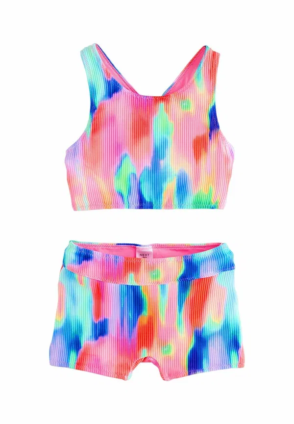 Купальник бикини разноцветный Regular fit - short set Next, Rainbow Tie Dye
