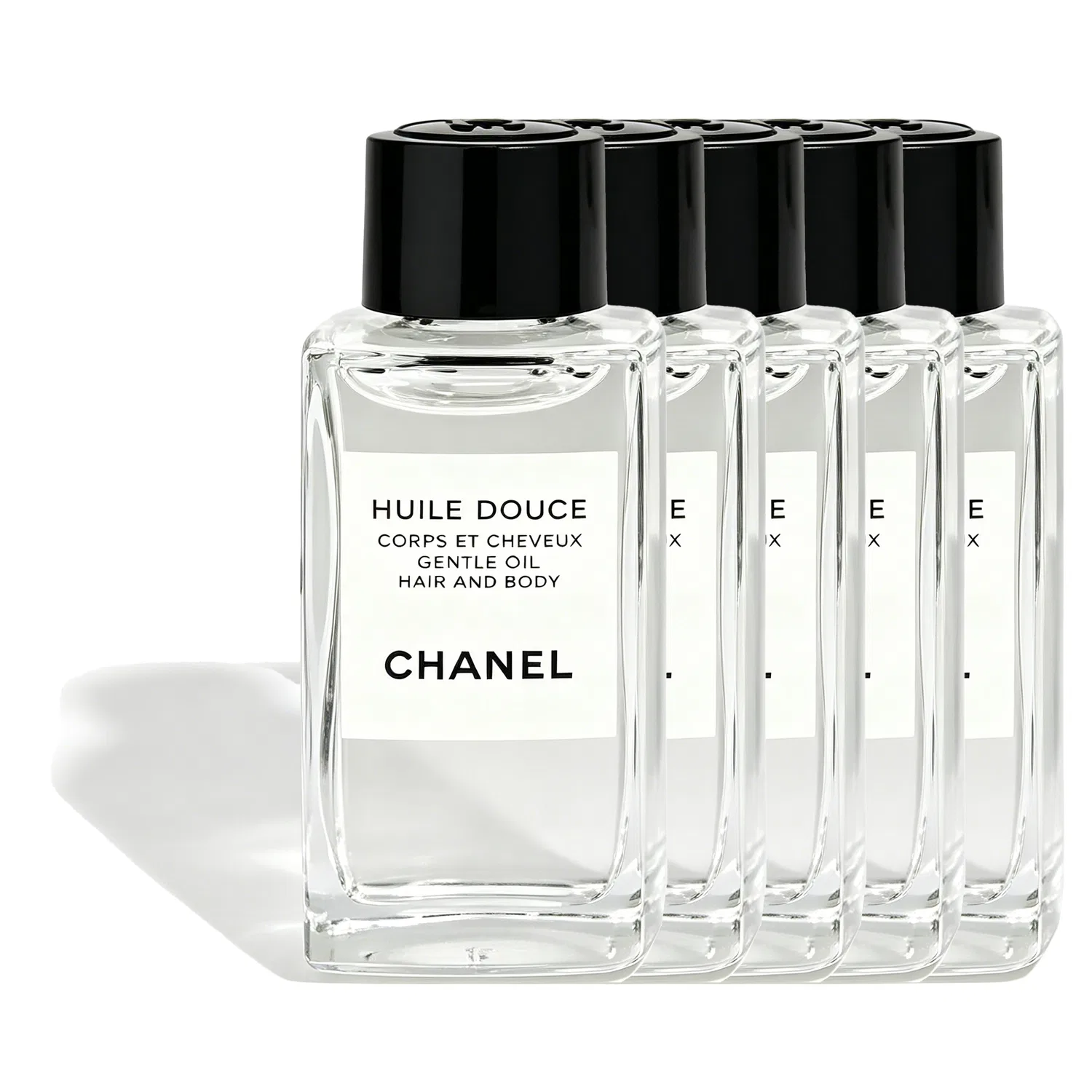 Набор миниатюрных масел для тела CHANEL, 4 мл×5, Black