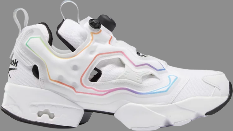 Кроссовки instapump fury og 'pride' Reebok, белый - фото